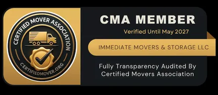 CMA Full Transparency Badge for Immediate Movers & Storage LLC