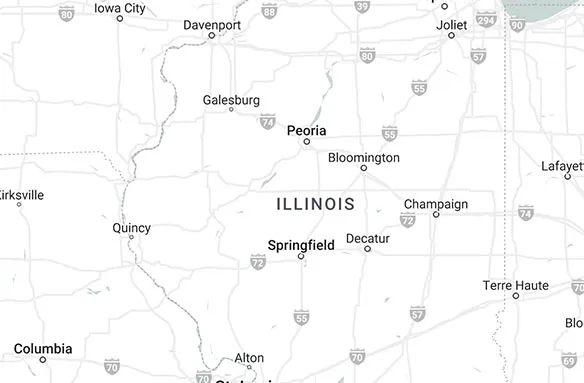 Map of Illinois